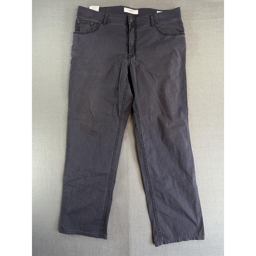 Brax Cooper Fancy Jeans Mens 36x32 Medium Gray Regular Straight Denim Casual